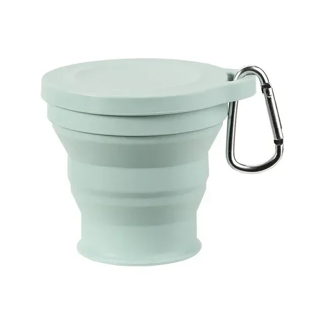Mini travel teetasse aus Silikon mit zurückziehbarem Deckel - NomadCup™