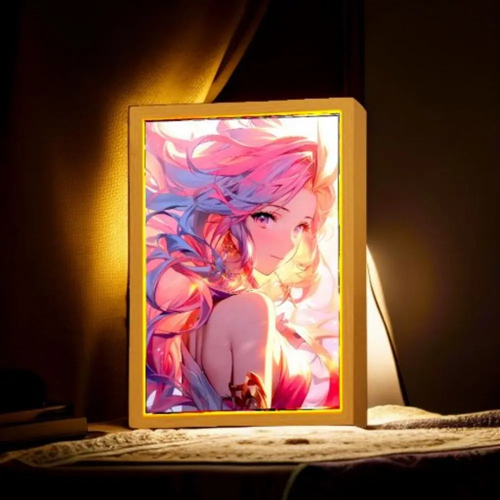 Royaleva League of Legends LED Lampe - Dimmbare 3-Farben Nachtlicht mit Gaming Kunst