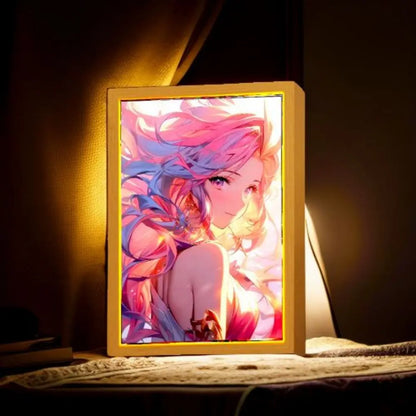 Royaleva League of Legends LED Lampe - Dimmbare 3-Farben Nachtlicht mit Gaming Kunst