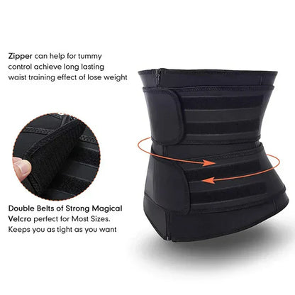 Verstellbarer Neopren Taillentrainer Gürtel