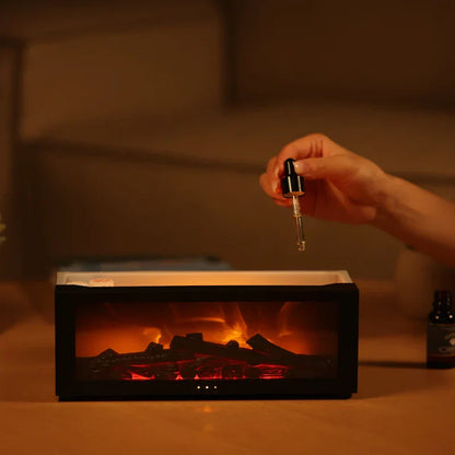 Flamme Aromatherapie Luftbefeuchter - 4-in-1 Diffusor mit intelligentem Timer