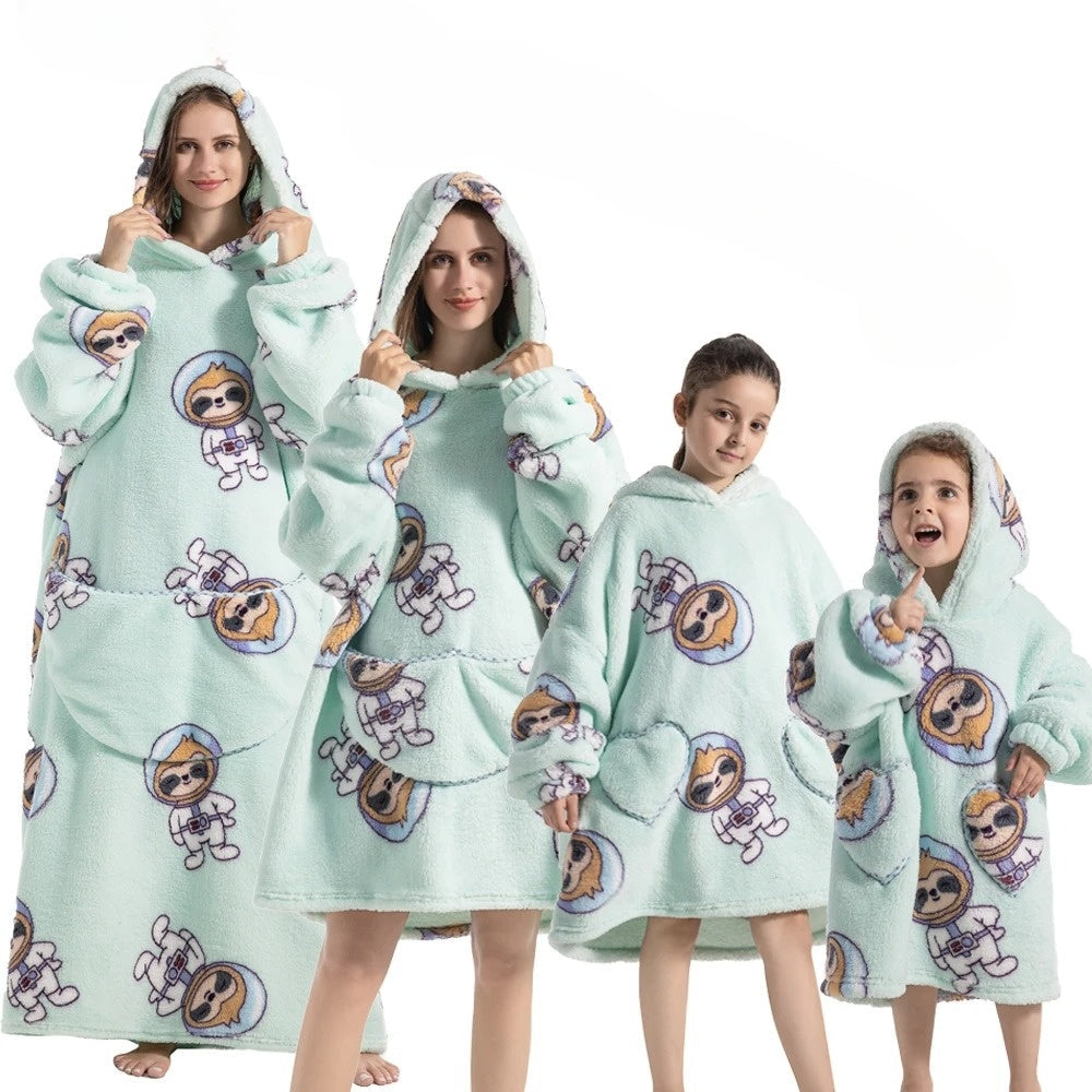 Garduru – Hoodie Decke Kürbis festlich