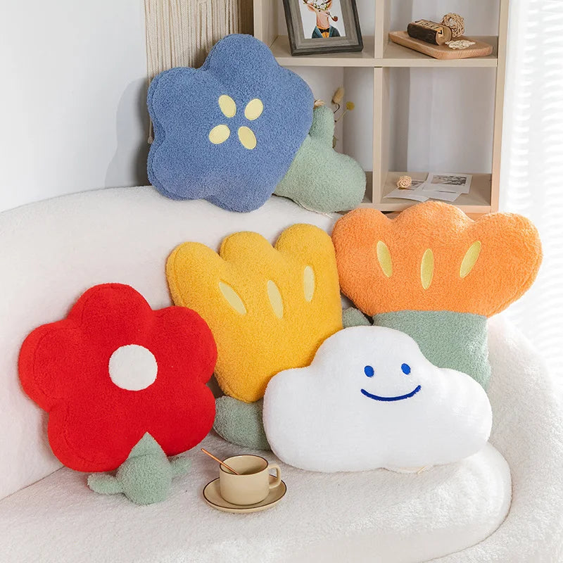 Fleece Flower Wurfkissen