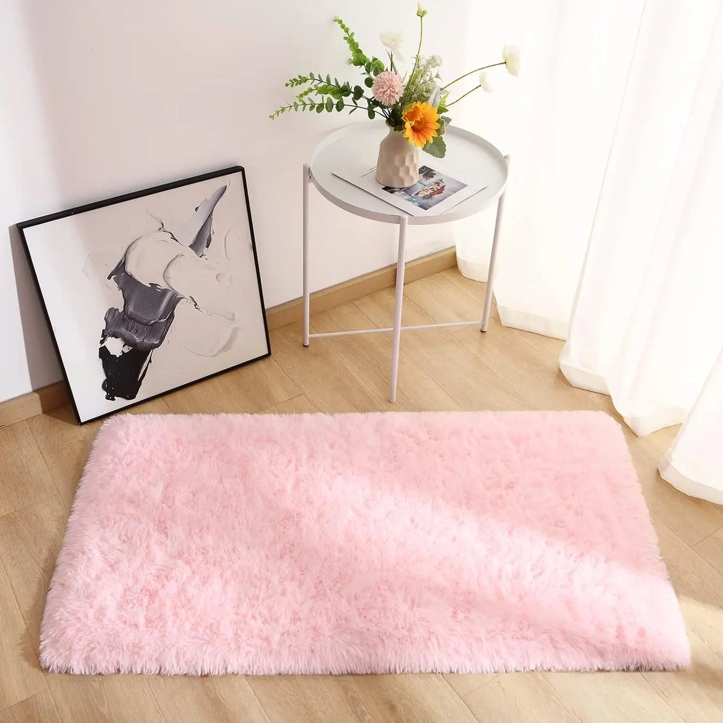 VIKAMA Einfache Ins Stil Seide Wolle Boden Teppich Weich Bequem Warm Garderobe Schlafzimmer Wohnzimmer Teppich Sofa Kissen Teppiche