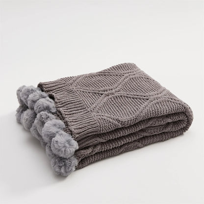 Garduru - Weiche Chenille-Strickdecke für Bett und Sofa