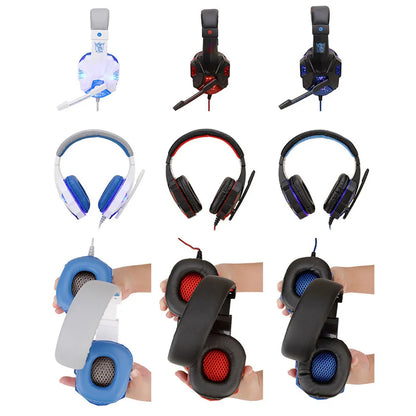 LED Gaming-Headset mit Mikrofon
