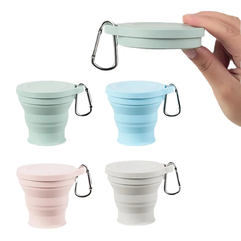 Mini travel teetasse aus Silikon mit zurückziehbarem Deckel - NomadCup™