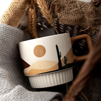 Retro Morandi Kaffeetasse für Kaffeeliebhaber