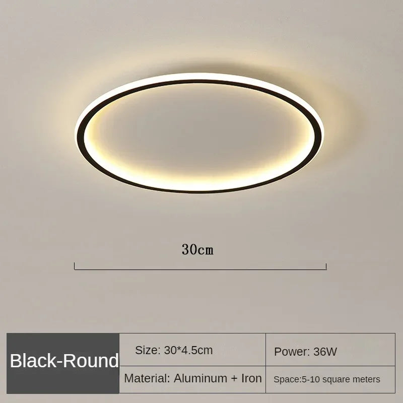 Ring Flush Mount LED Kronleuchter