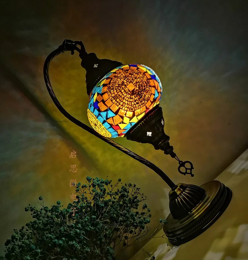 Garduru - Türkische Mosaik-Tischlampe