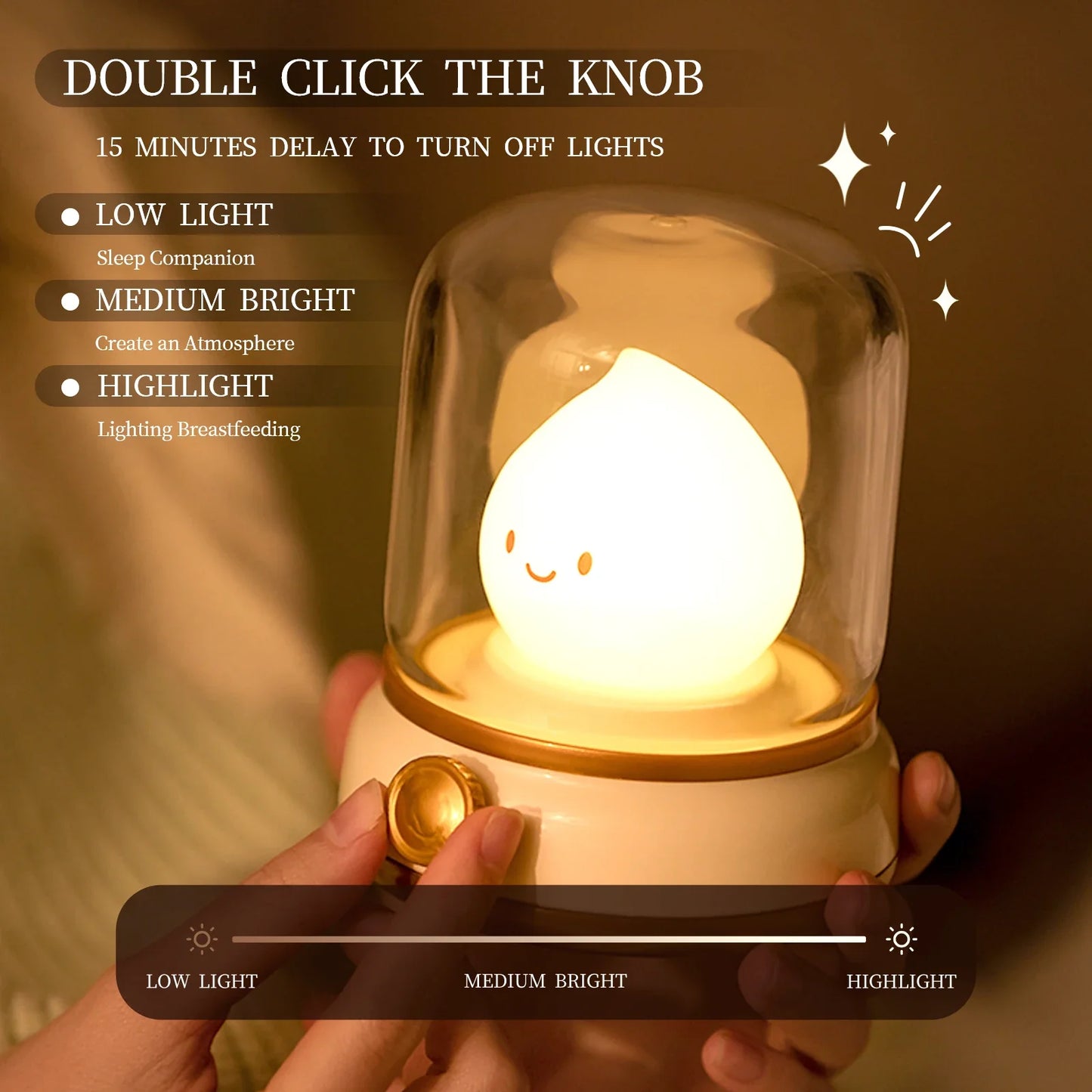 Niedliche Mini-LED-Tischlampe