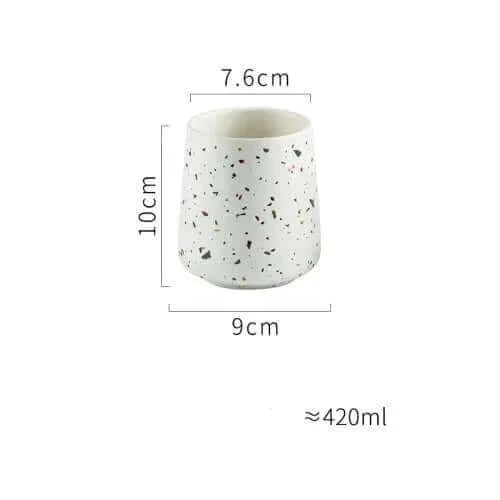 Nordic Painted Terrazzo Badezimmeraccessoires