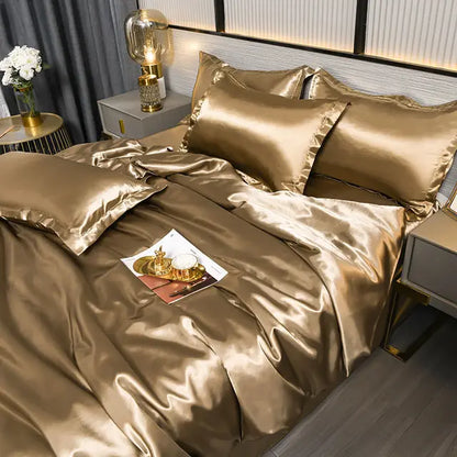 ÉléganceSatin – Luxuriöse Satin-Bettdecke