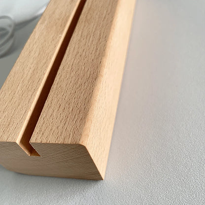 LED Holzlichtanzeige Basis – USB Holzständer für Kristall- und Harzkunst