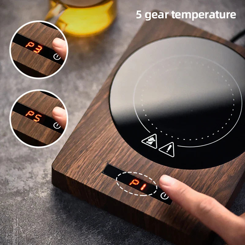 Royaleva Tassenheizgerät – 5-Temperatur Kaffee- & Teewärmepad für Schreibtisch & Büro