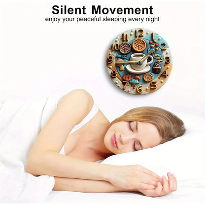 Stille Kaffeek Uhr DIY Deko