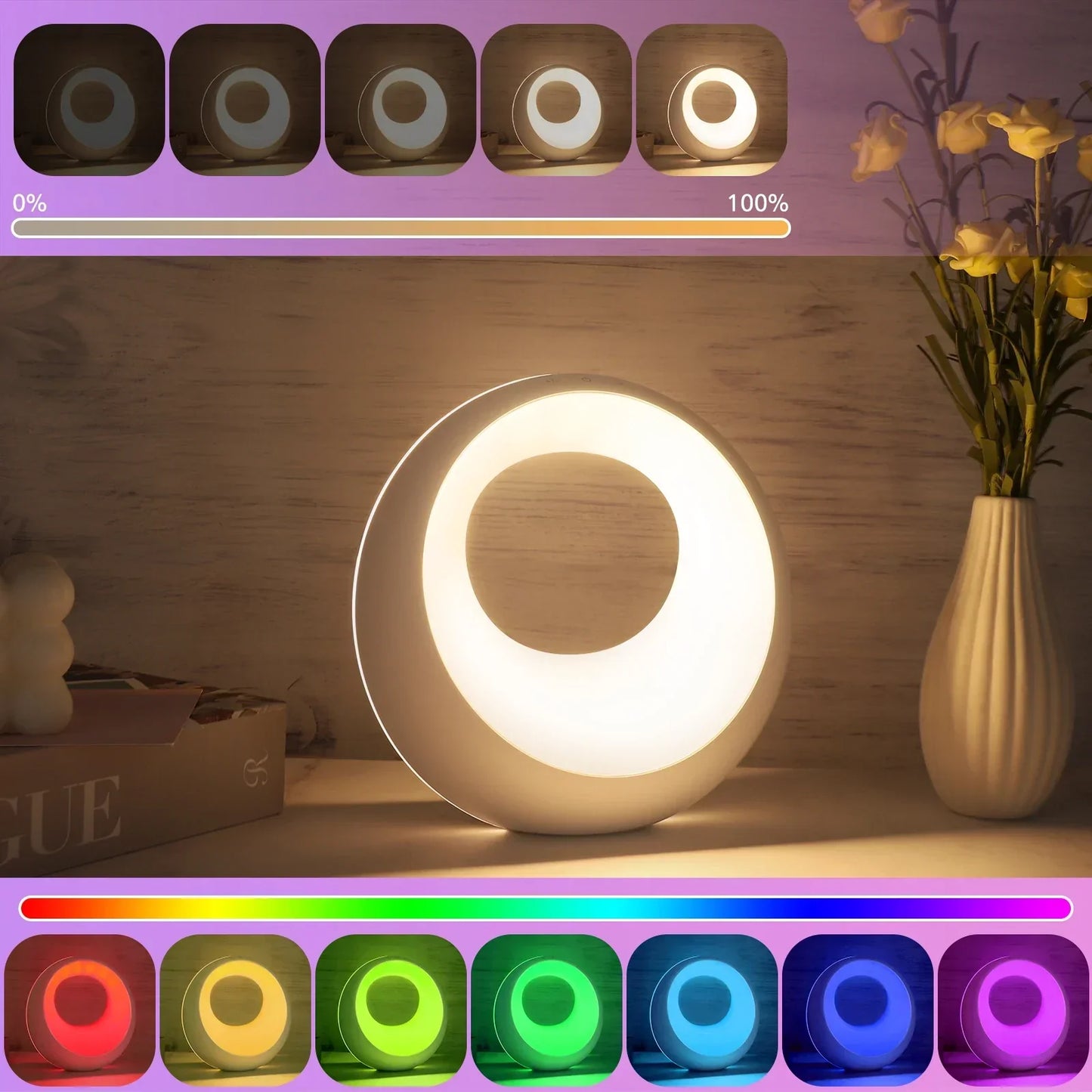 Touch-Control RGB Nachtischlampe