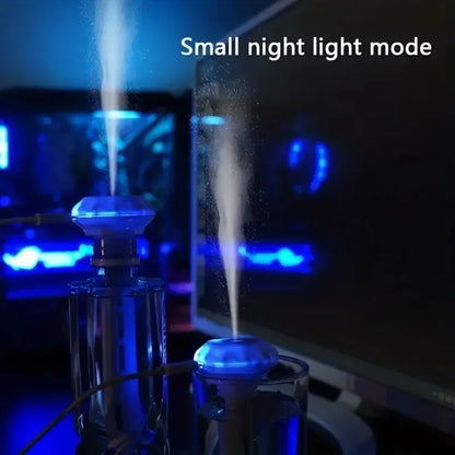 Super leiser tragbarer Nebelbefeuchter für Büro, Schlafzimmer, Auto, verstellbare Länge, keine Wasserflasche erforderlich