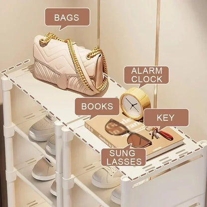 Garduru RACK – Stapelbares Schuhregal für Ecken – Platzsparende Organisation mit Stil