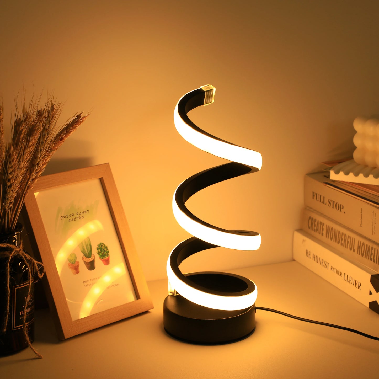 Spiral Moderne LED Tischlampe