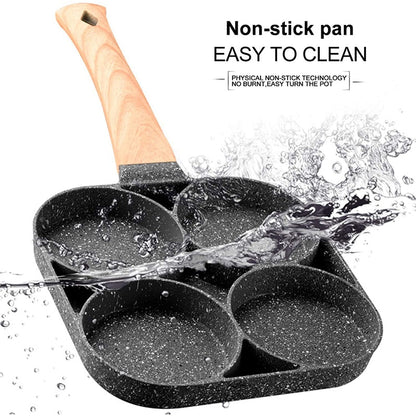 Garduru Antihaft 4 Tassen für Eierpfannkuchen