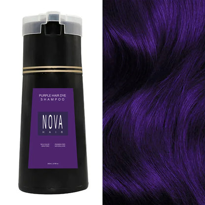 Shampooing Colorant NovaHair Color+ – Langanhaltende Abdeckung ohne Ammoniak, einfache Anwendung, 5 Farbnuancen verfügbar