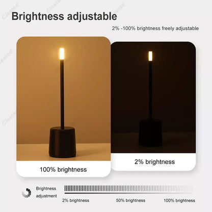 LumiTouch – Luxuriöse LED-Tischlampe mit stufenloser Dimmung und elegantem Kristallschirm