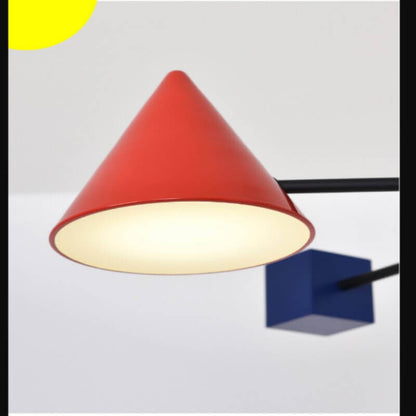 Magnificent Mid-Century Modern Bunte Deckenlampe