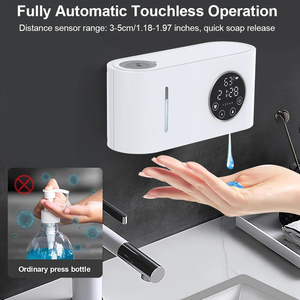 Automatischer Seifenspender Touchless-Sensor 500ml LED-Bildschirm