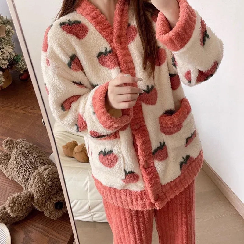 Pyjama-Set aus Fleece