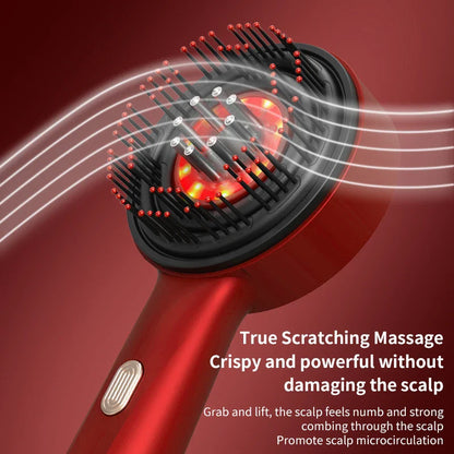 Elektrischer Kopfhautmassagegerät & Haarwachstums-Kamm