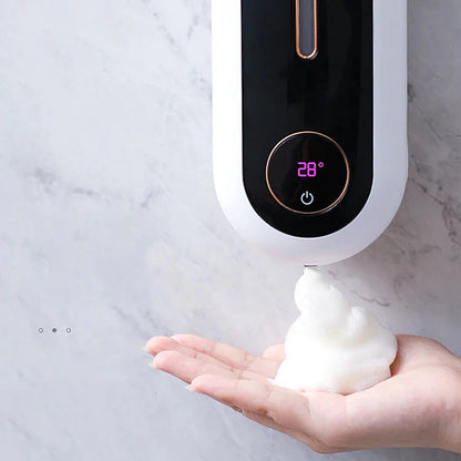 Toiletten 450ML Automatischer Schaumseifenspender - Berührungslos Wandmontierte Handwaschzubehör für Küche und Badezimmer