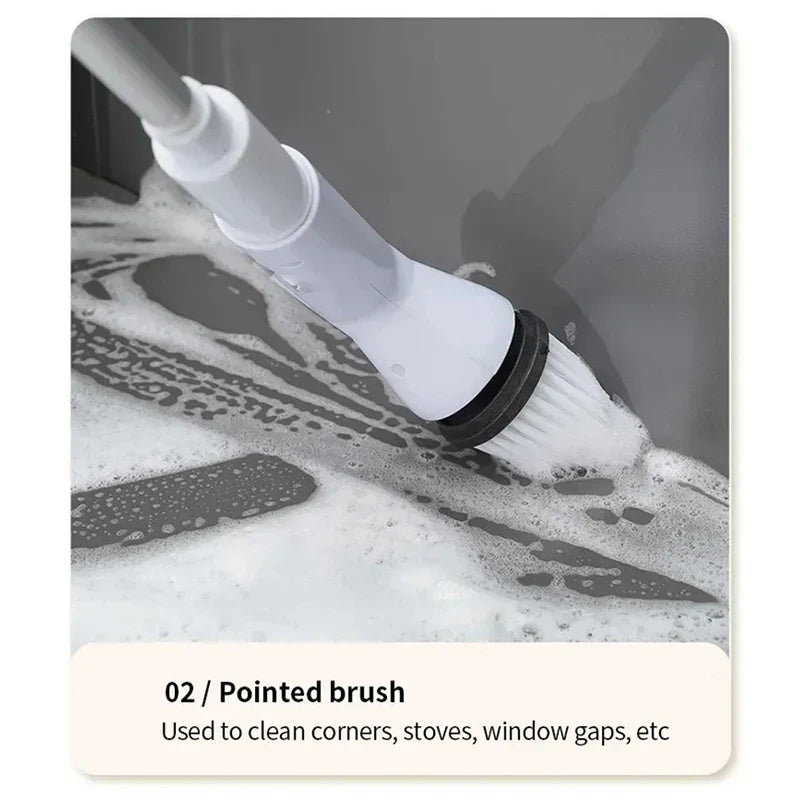6-in-1 Kabellose Elektrische Reinigungsbürste - Revolutionieren Sie Ihre Reinigungsroutine