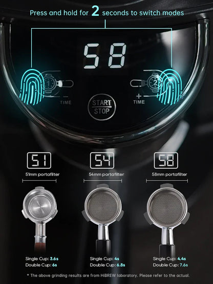 Automatischer Kaffeemühle – 31 einstellbare Einstellungen für präzisen Espresso- und Pour-Over-Brauen