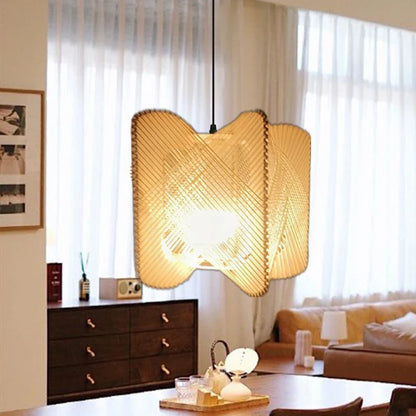 Moderne Holz Hanfseil Pendelleuchte – Retro E27 Lampe für Schlafzimmer und Bar