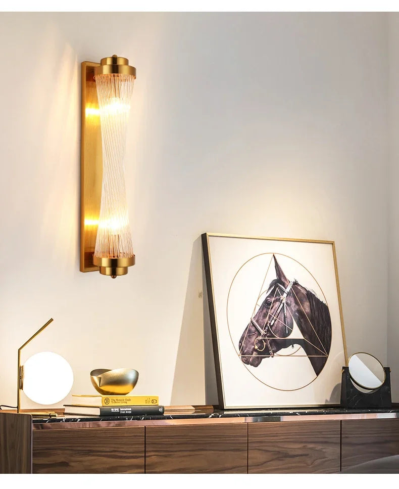 Luxuriöse Kristall-Wandleuchte für das Badezimmer – Elegante Lichtarmatur