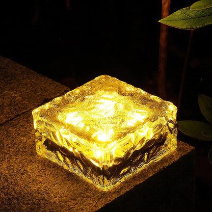 Outdoor Solar Ice Cube LED Lichter