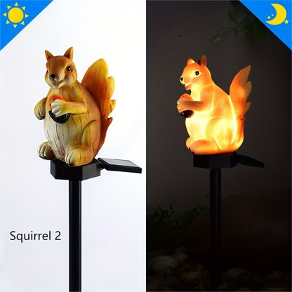 Solar Squirrel Landscape Lights: Außenbeleuchtung