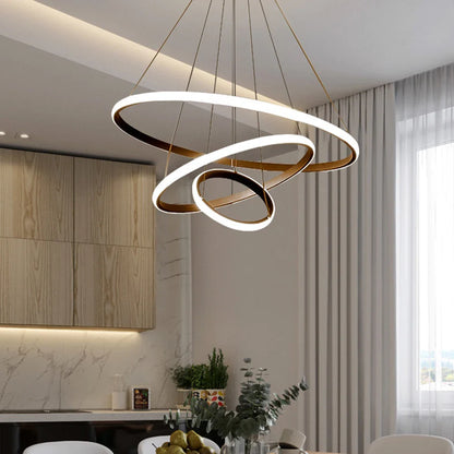 Rayvia Nordic Luxury Pendelleuchte mit verstellbarem LED für Wohnzimmer & Schlafzimmer