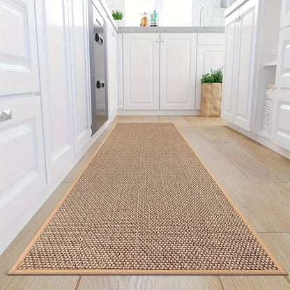 CozyStep - Rutschfeste, saugfähige Jute-Badematte/Teppich