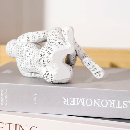 Abstrakte Lese-Figuren