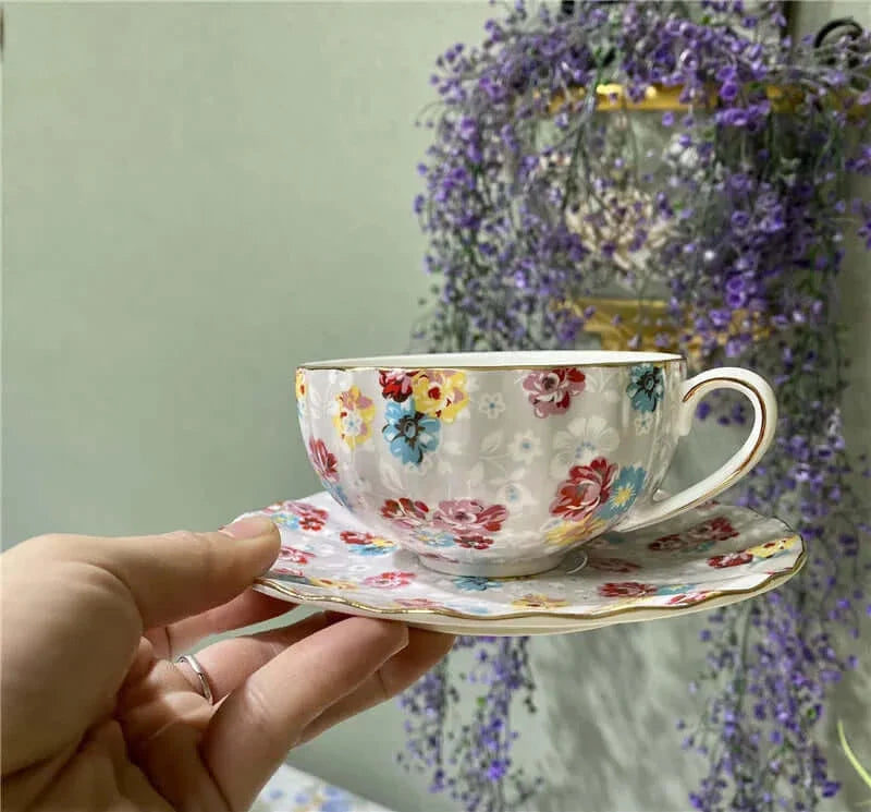 Elegante Bone China Porzellan Kaffeetasse - Luxuriöses und einzigartiges Design