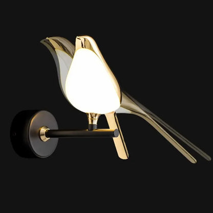 Skandinavische LED Vogel Wandlampe