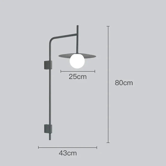 Garduru - Moderne Nachttisch-Wandlampe