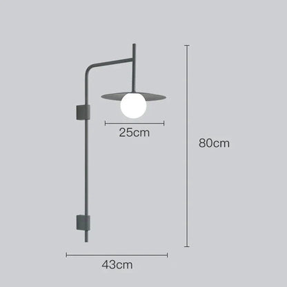 Garduru - Moderne Nachttisch-Wandlampe