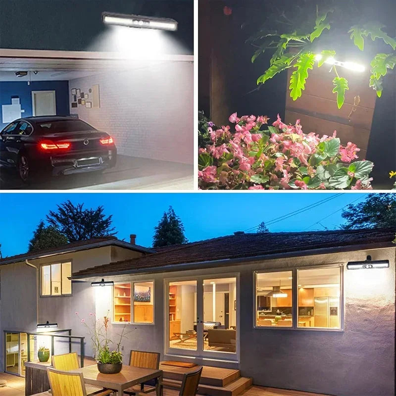 Royelux Solar Bewegungsmelder Zaunlicht - 36 LED Clip-On Außen Sicherheitslampe