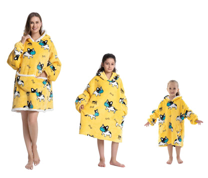 Garduru – Ultra-bequeme, übergroße Hoodie-Decke