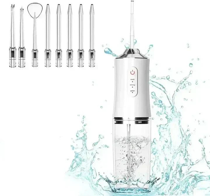 Wiederaufladbarer Wasser-Zahnreiniger | Tiefenreinigung für gesunde Zähne