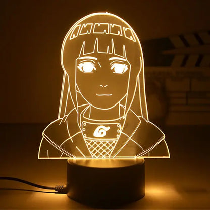 Naruto 3D LED Nachtlampe – Anime Licht mit Kakashi, Sasuke & Naruto