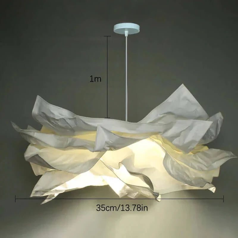 Wolkartige Papierlampenschirm bis zu 70 cm breit